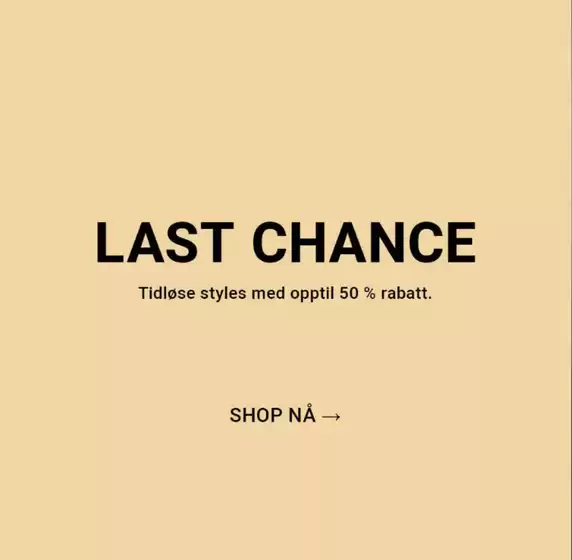Masai-katalog | Last Chance  | 2025-10-16T00:00:00.000Z - 2025-10-30T00:00:00.000Z