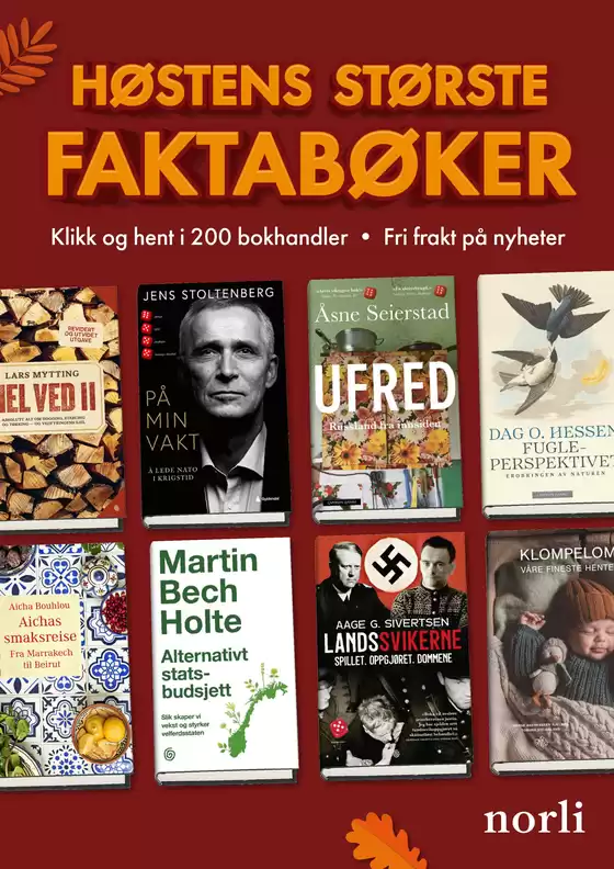 Norli-katalog i Ålesund | Høstens største faktabøker | 2025-10-17T00:00:00.000Z - 2025-12-01T00:00:00.000Z