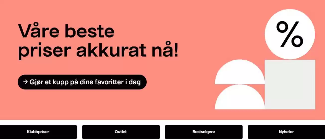 Våre beste priser akkurat nå!