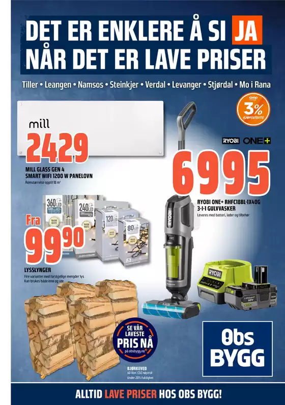 Obs Bygg-katalog i Førde | Våre beste tilbud for deg | 2025-10-21T00:00:00.000Z - 2025-11-04T00:00:00.000Z