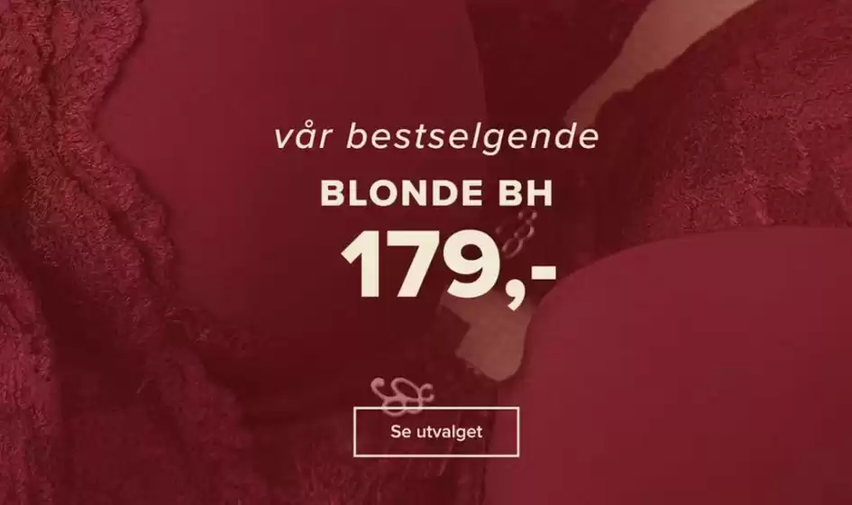 Cubus-katalog i Oslo | Blonde bh 179,- | 2025-10-21T00:00:00.000Z - 2025-11-13T00:00:00.000Z