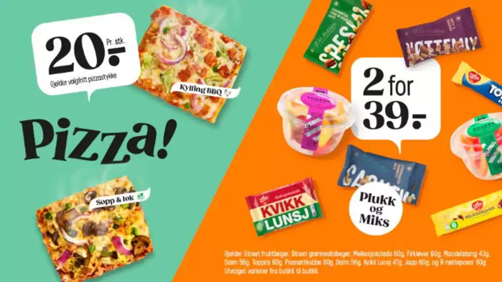 Narvesen-katalog i Ålesund | Pizza! | 2025-10-21T00:00:00.000Z - 2025-11-04T00:00:00.000Z