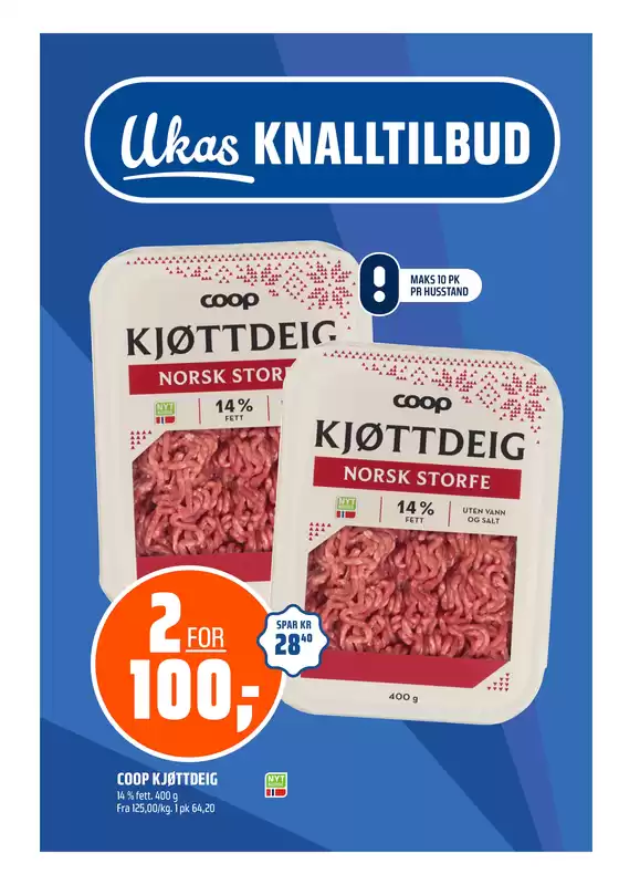 Spesialtilbud for deg