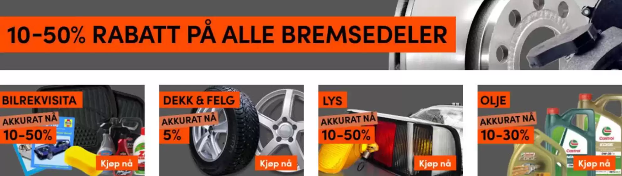 Skruvat-katalog i Fredrikstad | 10-50% rabatt på alle bremsedeler | 2025-10-22T00:00:00.000Z - 2025-11-05T00:00:00.000Z
