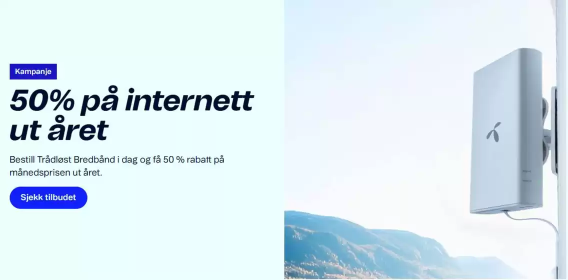 Telenor-katalog i Trondheim | 50% på internett ut året | 2025-10-22T00:00:00.000Z - 2025-11-05T00:00:00.000Z