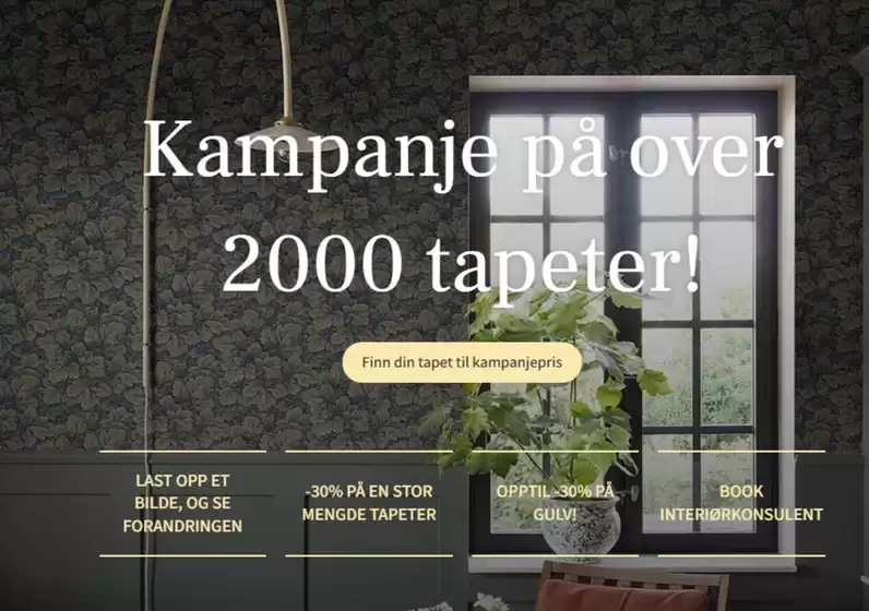 Fargerike-katalog i Sandnes | Kampanje på over 2000 tapeter! | 2025-10-22T00:00:00.000Z - 2025-10-26T00:00:00.000Z