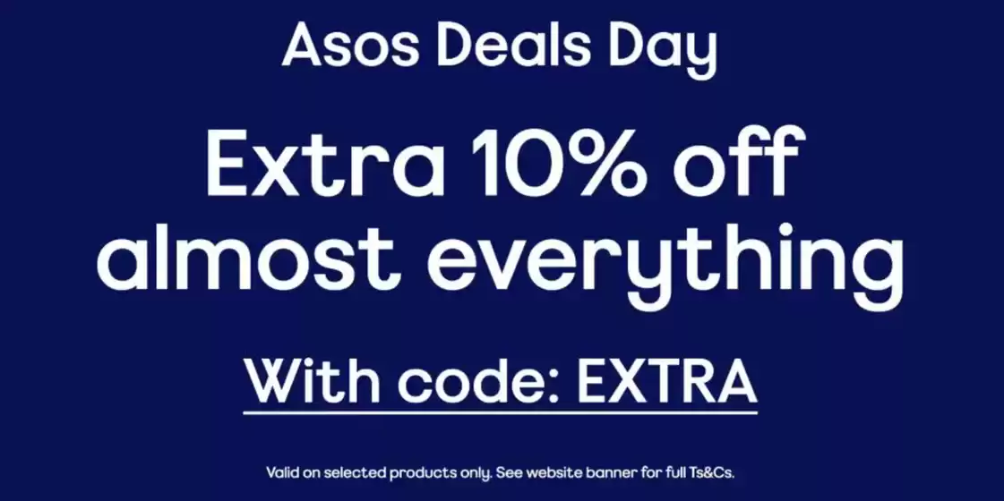 Asos-katalog i Ålesund | Extra 10% off almost everything | 2025-10-23T00:00:00.000Z - 2025-11-06T00:00:00.000Z