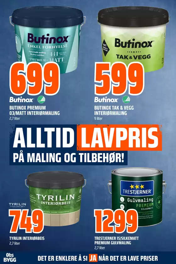 Topptilbud og rabatter