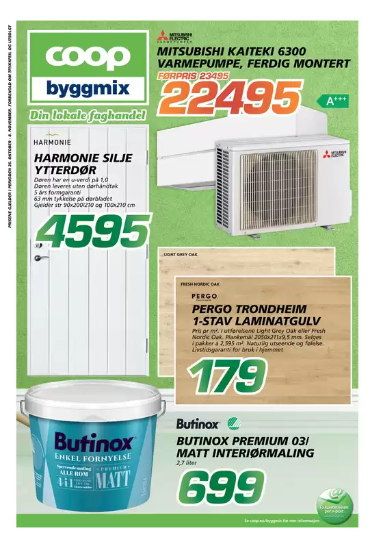 Coop Byggmix-katalog i Rasta | Aktuelle kupp og tilbud | 2025-10-27T00:00:00.000Z - 2025-11-09T00:00:00.000Z