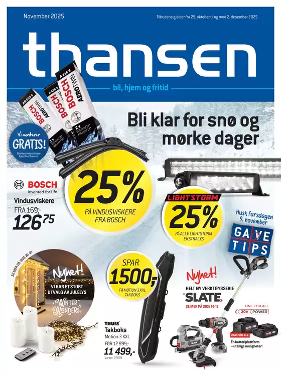Thansen-katalog i Moss | Aktuell kundeavis Thansen | 2025-10-29T00:00:00.000Z - 2025-12-02T00:00:00.000Z