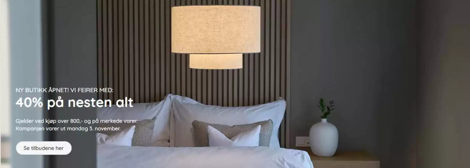 Lampehuset-katalog i Fredrikstad | 40% på nesten alt! | 2025-10-29T00:00:00.000Z - 2025-11-03T00:00:00.000Z