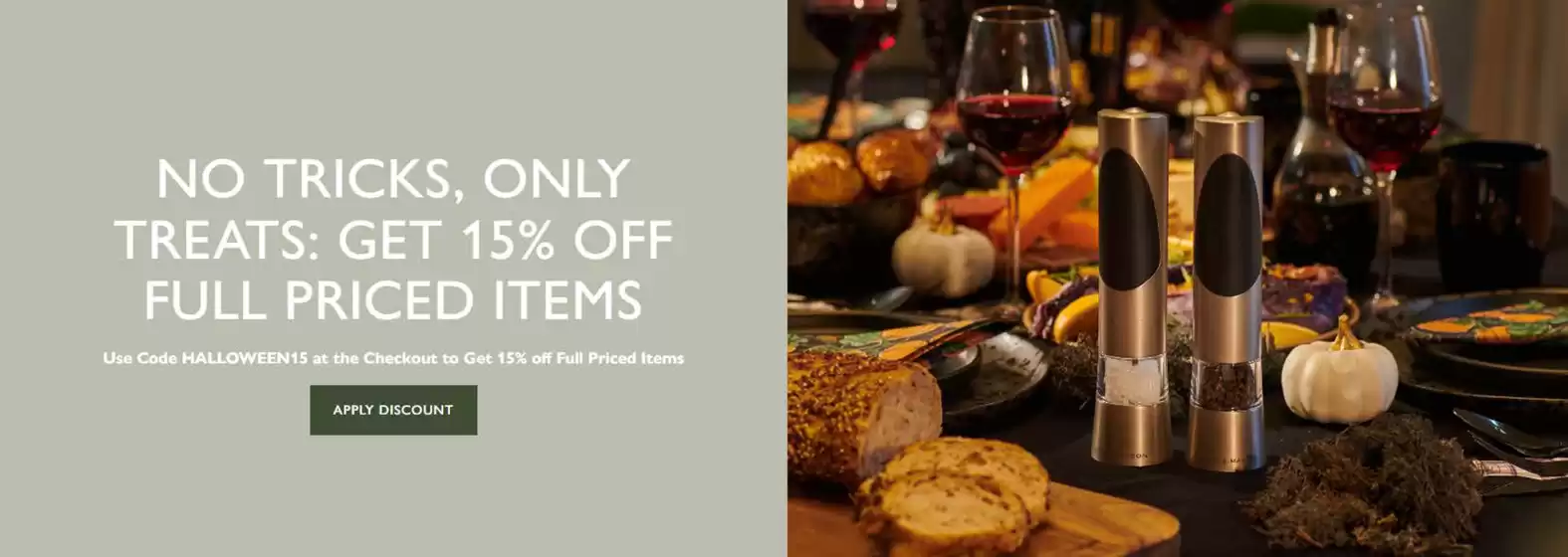 Cole & Mason-katalog i Rådal | No tricks, only treats: get 15% off full priced items | 2025-10-29T00:00:00.000Z - 2025-11-12T00:00:00.000Z