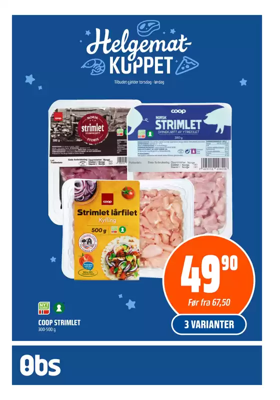 Obs-katalog i Hurum | Topptilbud for alle kunder | 2025-10-30T00:00:00.000Z - 2025-11-13T00:00:00.000Z