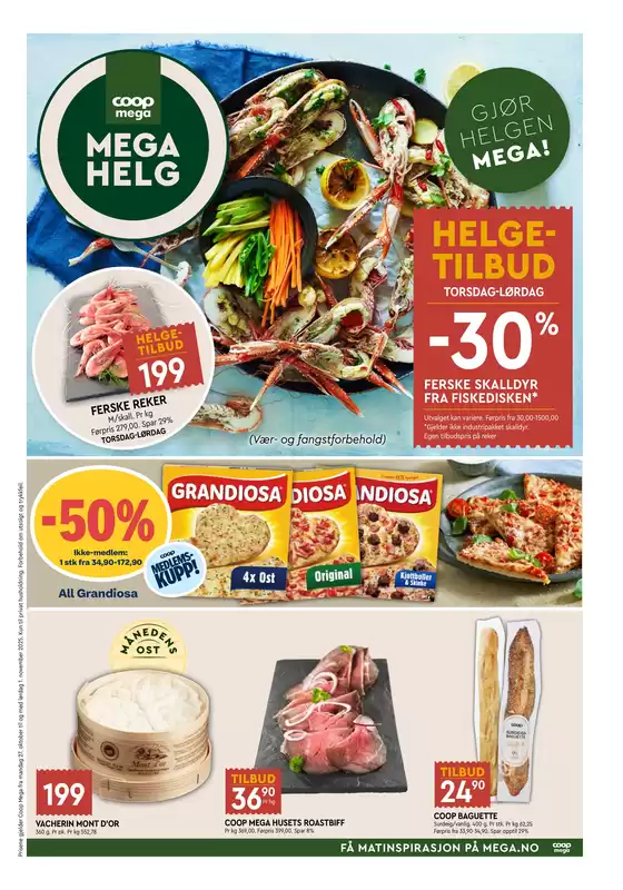 Coop Mega-katalog i Søgne | Våre beste tilbud for deg | 2025-10-27T00:00:00.000Z - 2025-11-02T00:00:00.000Z