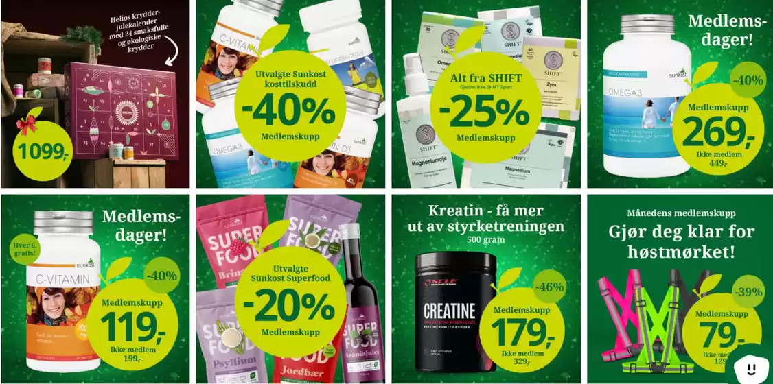 Sunkost-katalog i Tromsø | -40% | 2025-10-31T00:00:00.000Z - 2025-11-14T00:00:00.000Z
