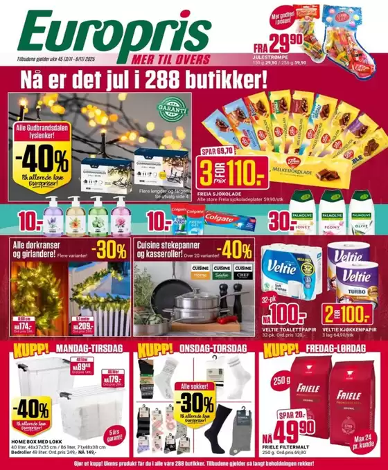 Europris-katalog i Lillestrøm | Europris DM 45-25 MYBRING | 2025-11-03T00:00:00.000Z - 2025-11-08T00:00:00.000Z