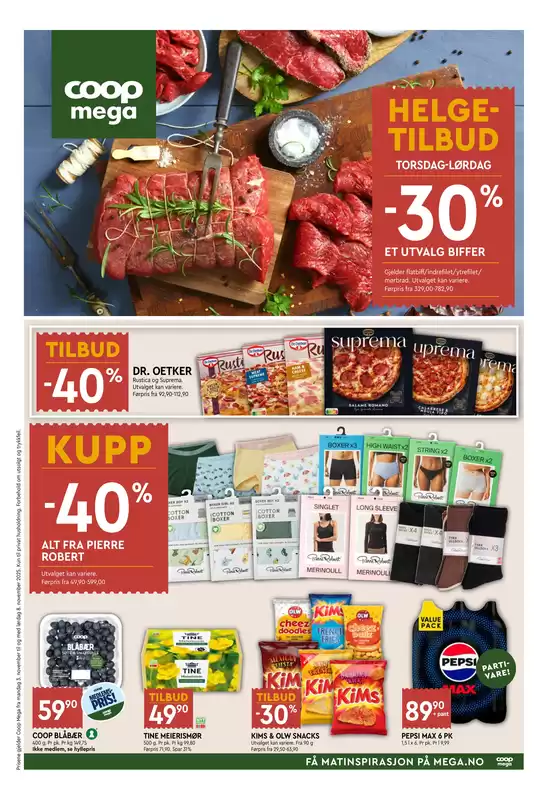 Coop Mega-katalog i Nesbru | Rabatter og kampanjer | 2025-11-03T00:00:00.000Z - 2025-11-09T00:00:00.000Z