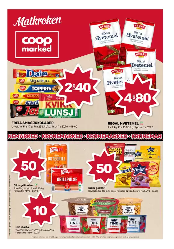 Matkroken-katalog i Nesbru | Flotte rabatter på utvalgte produkter | 2025-11-03T00:00:00.000Z - 2025-11-09T00:00:00.000Z
