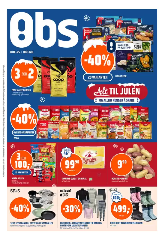 Obs-katalog i Nesbru | Flotte rabatter på utvalgte produkter | 2025-11-02T00:00:00.000Z - 2025-11-08T00:00:00.000Z