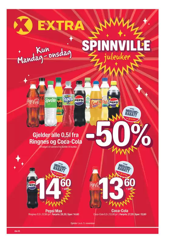 Coop Extra-katalog i Nesbru | Topptilbud for alle kuppjegere | 2025-11-03T00:00:00.000Z - 2025-11-09T00:00:00.000Z