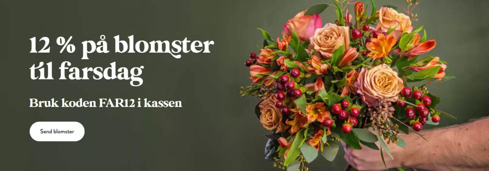 Euroflorist-katalog i Asker | 12% på blomster til farsdag | 2025-11-03T00:00:00.000Z - 2025-11-17T00:00:00.000Z
