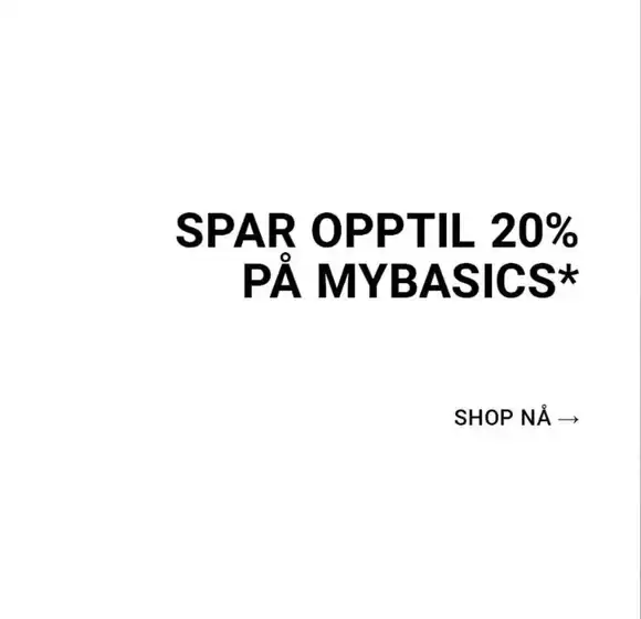 Masai-katalog i Ålesund | Spar opptil 20% på mybasics* | 2025-11-04T00:00:00.000Z - 2025-11-18T00:00:00.000Z