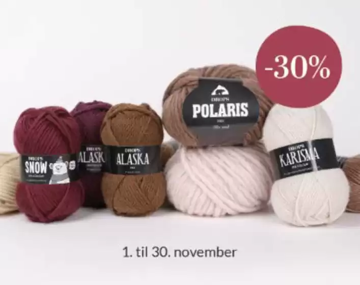 Drops Design-katalog i Ålesund | -30% | 2025-11-04T00:00:00.000Z - 2025-11-30T00:00:00.000Z