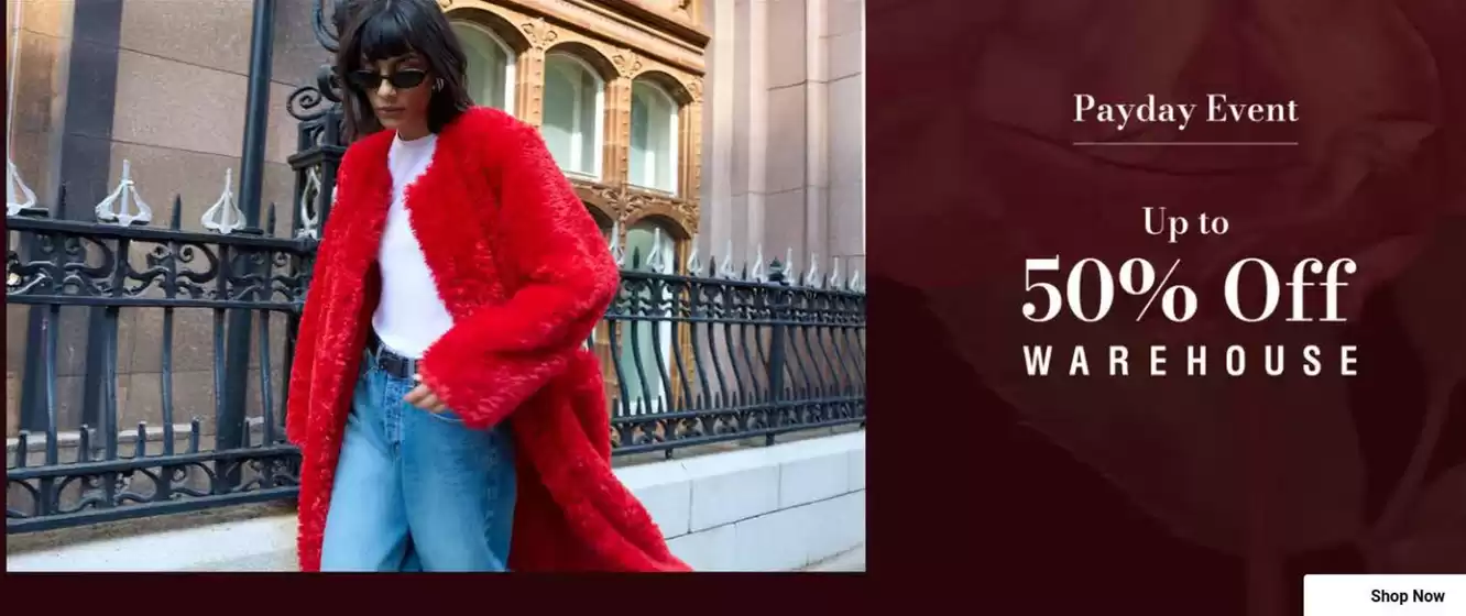 Warehouse -katalog i Strømmen | 50% Off | 2025-11-04T00:00:00.000Z - 2025-11-18T00:00:00.000Z