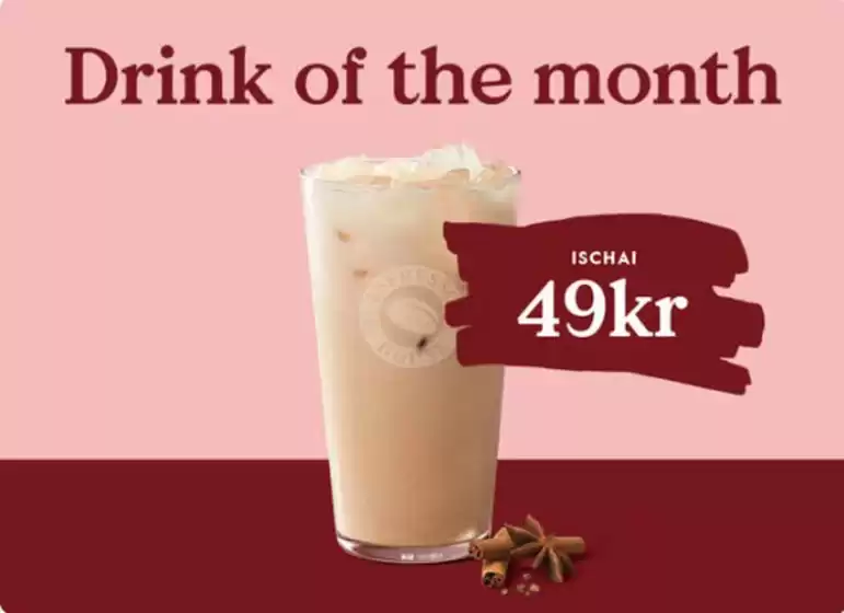 Espresso House-katalog i Hamar | Drink of the month | 2025-11-03T00:00:00.000Z - 2025-11-30T00:00:00.000Z