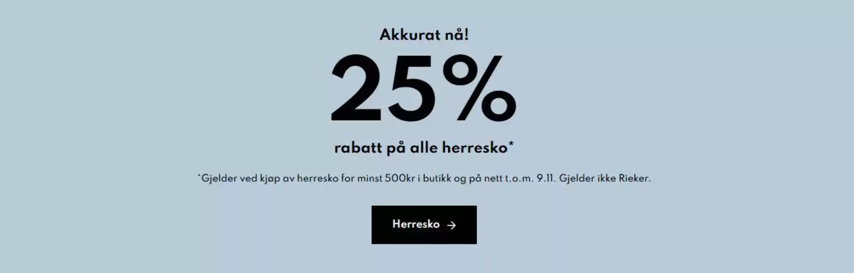 Din Sko-katalog i Stord | 25% | 2025-11-06T00:00:00.000Z - 2025-11-09T00:00:00.000Z