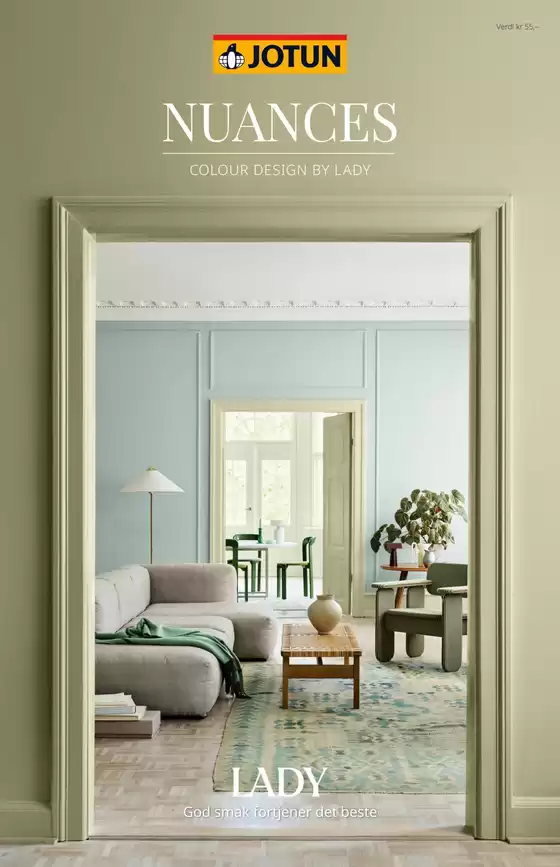Jotun-katalog i Sogndal (Sogn og Fjordane) | Jotun LADY Nuances, fargekart 2025 | 2025-01-01T00:00:00.000Z - 2026-01-01T00:00:00.000Z