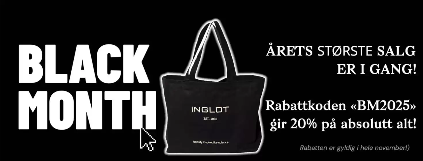 Inglot-katalog i Oslo | Black Month | 2025-11-07T00:00:00.000Z - 2025-11-30T00:00:00.000Z