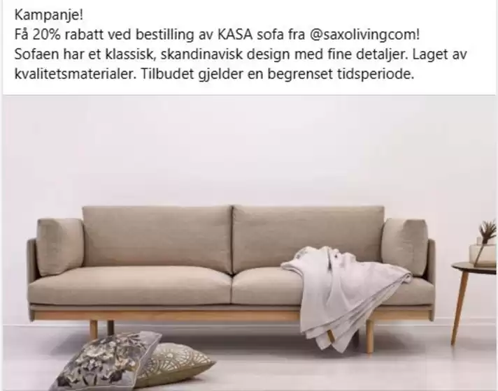 Blåmann møbler-katalog i Kaupanger | Kampanje | 2025-11-07T00:00:00.000Z - 2025-11-21T00:00:00.000Z