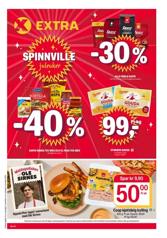 Coop Extra-katalog i Tromsø | Flotte rabatter på utvalgte produkter | 2025-11-03T00:00:00.000Z - 2025-11-09T00:00:00.000Z