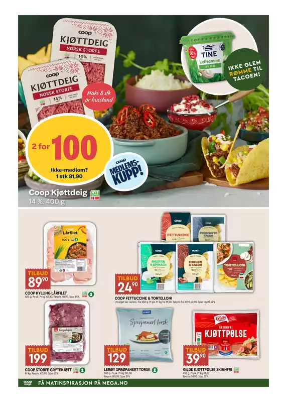 Nye tilbud å oppdage