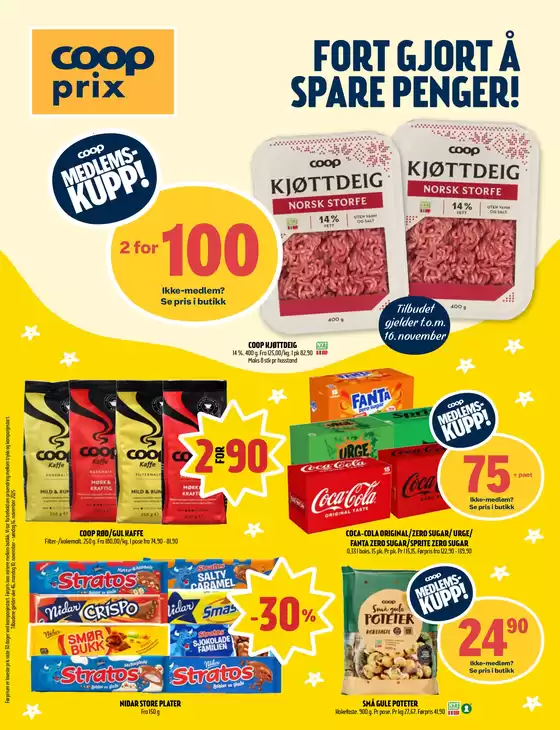 Coop Prix-katalog i Indre Arna | Coop Prix Kundeavis | 2025-11-10T00:00:00.000Z - 2025-11-16T00:00:00.000Z