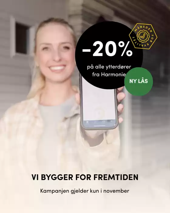 Snekker'n-katalog | -20% | 2025-11-12T00:00:00.000Z - 2025-11-26T00:00:00.000Z