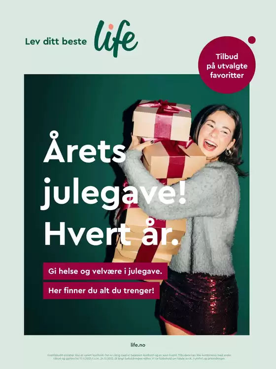 Life-katalog i Oslo | Årets julegave! Hvert år. | 2025-11-12T00:00:00.000Z - 2025-12-24T00:00:00.000Z