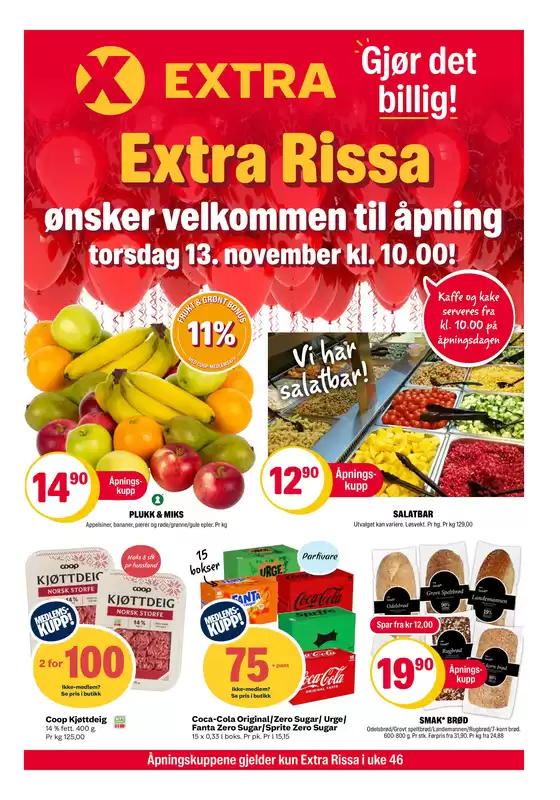 Coop Extra-katalog i Ålesund | Oppdag attraktive tilbud | 2025-11-10T00:00:00.000Z - 2025-11-16T00:00:00.000Z