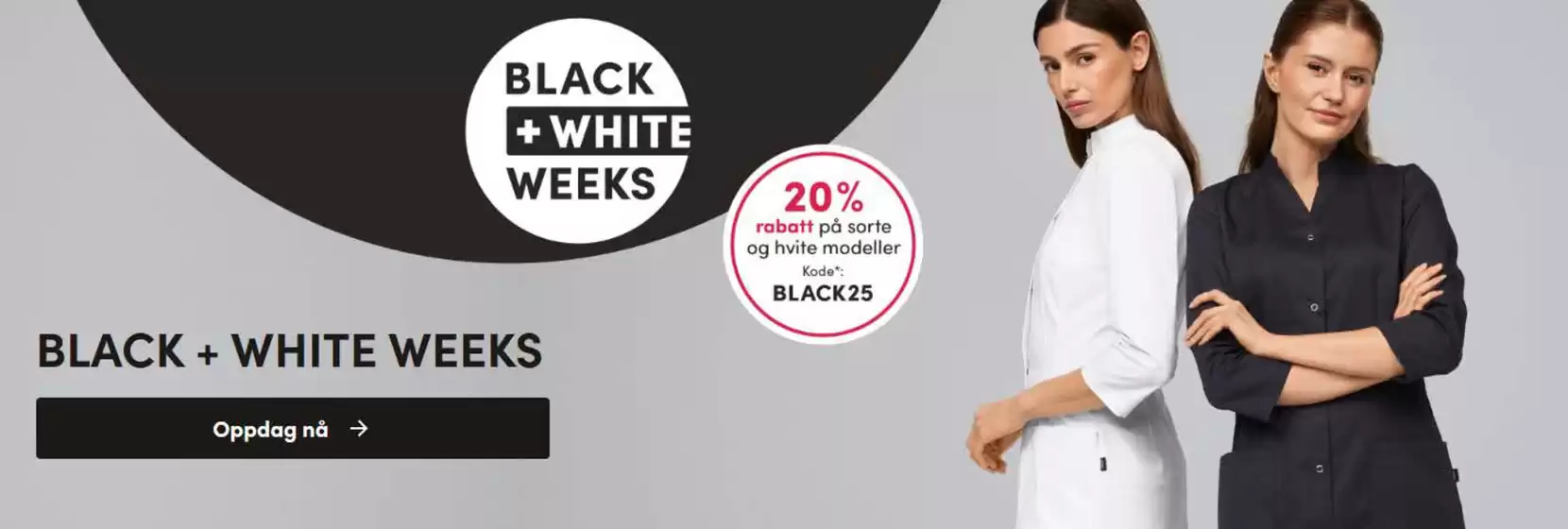 Praxis-katalog i Bergen | Black + white weeks | 2025-11-13T00:00:00.000Z - 2025-12-02T00:00:00.000Z