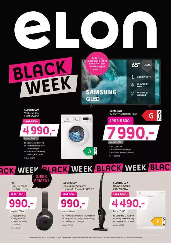ELON-katalog i Bergen | Black Week | 2025-11-14T00:00:00.000Z - 2025-12-01T00:00:00.000Z