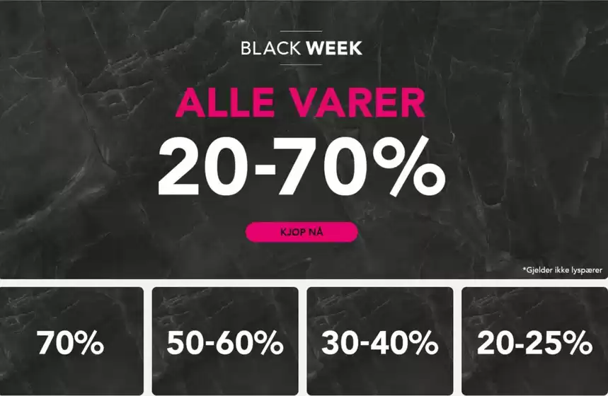 Christiania Belysning-katalog i Trondheim | Black Week | 2025-11-14T00:00:00.000Z - 2025-11-28T00:00:00.000Z