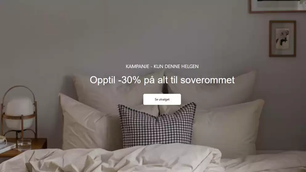 Bolina-katalog i Trondheim | Opptil -30% på alt til soverommet | 2025-11-14T00:00:00.000Z - 2025-11-16T00:00:00.000Z