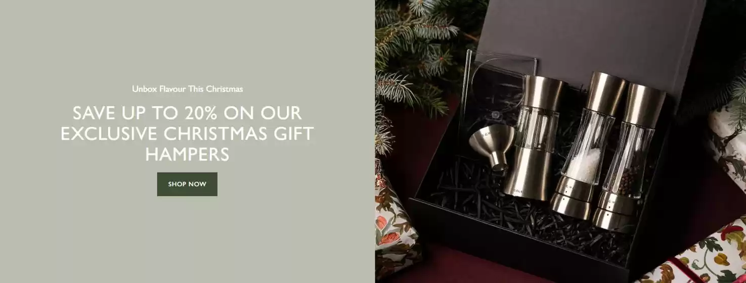 Cole & Mason-katalog i Trondheim | Save up to 20% on our exclusive christmas gift hampers | 2025-11-14T00:00:00.000Z - 2025-11-28T00:00:00.000Z