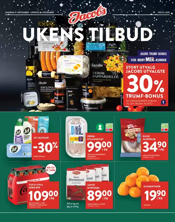 Jacobs-katalog i Bergen | Jacobs Kundeavis | 2025-11-17T00:00:00.000Z - 2025-11-22T00:00:00.000Z