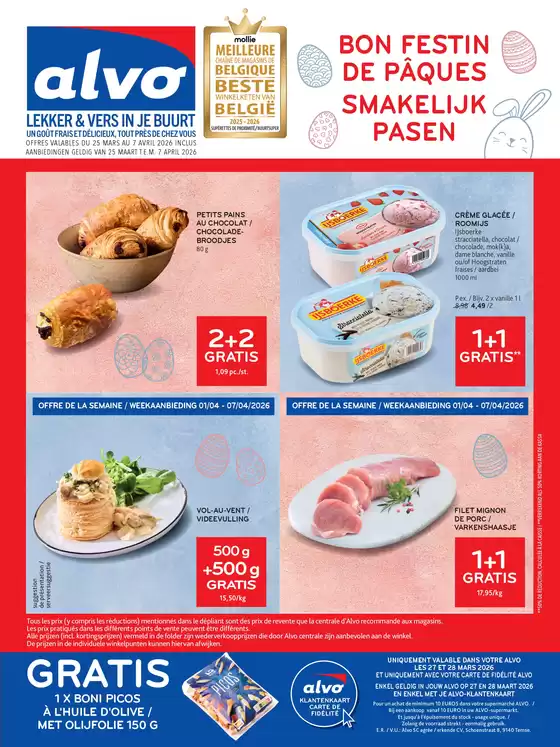 Catalogue Alvo à Brasschaat | Large sélection d'offres | 2026-03-25T00:00:00.000Z - 2026-04-07T00:00:00.000Z