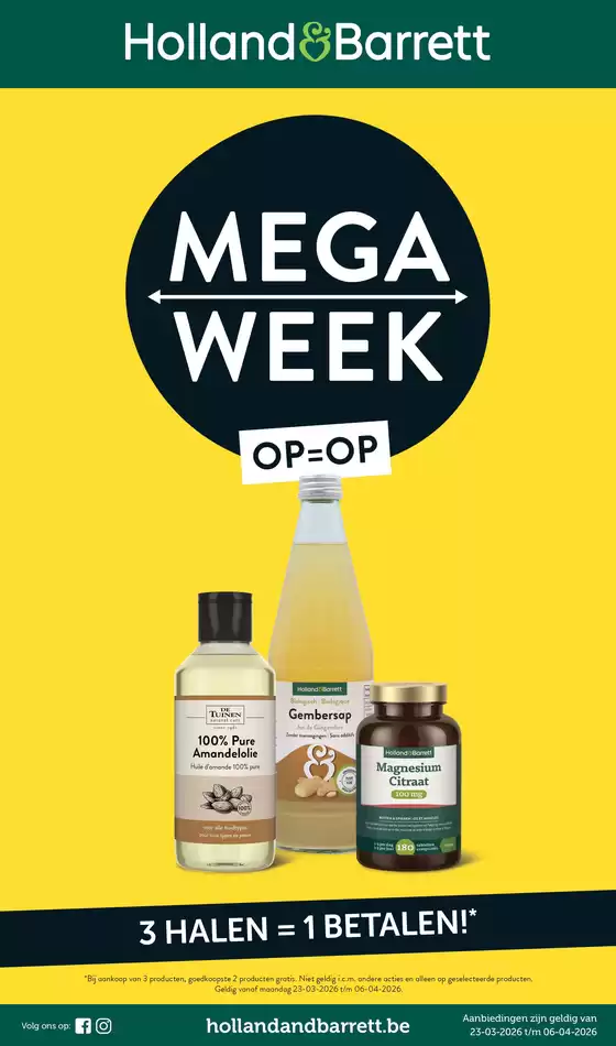 Catalogue Holland & Barrett | Mega Week | 2026-03-24T00:00:00.000Z - 2026-04-06T00:00:00.000Z