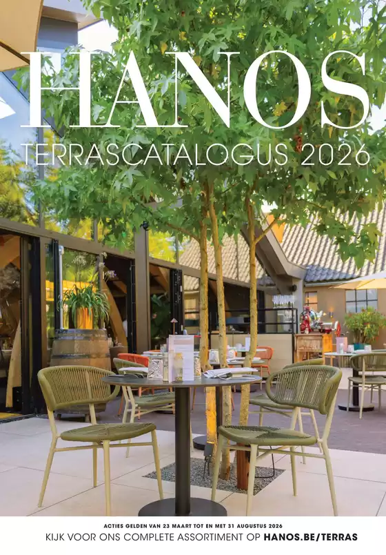 Catalogue Hanos à Knokke-Heist | Terrascatalogus 2026 | 2026-03-24T00:00:00.000Z - 2026-08-31T00:00:00.000Z