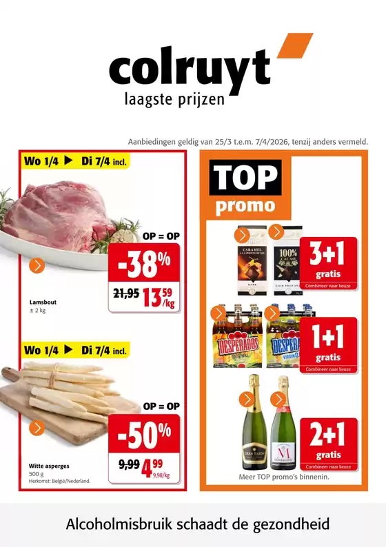 Catalogue Colruyt à Louvain | Découvrez des offres attractives | 2026-03-25T00:00:00.000Z - 2026-04-07T00:00:00.000Z