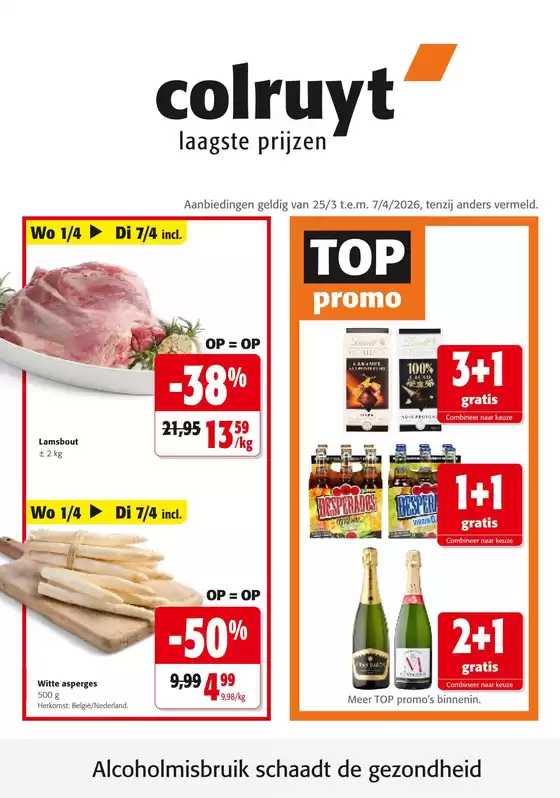 Catalogue Colruyt à Louvain | folder Colruyt | 2026-03-25T00:00:00.000Z - 2026-04-07T00:00:00.000Z